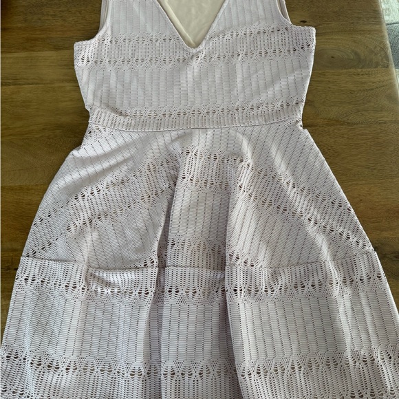 BCBGMaxAzria Blush Lace Detail Dress size M - Picture 2 of 4